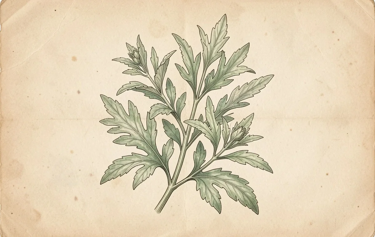 Ilustración ajenjo